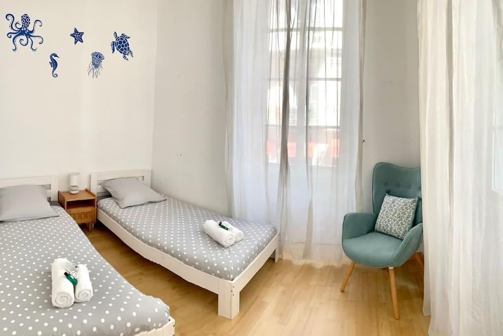 ניס Saint Philippe - T3 Terrasse Pres De La Plage מראה חיצוני תמונה